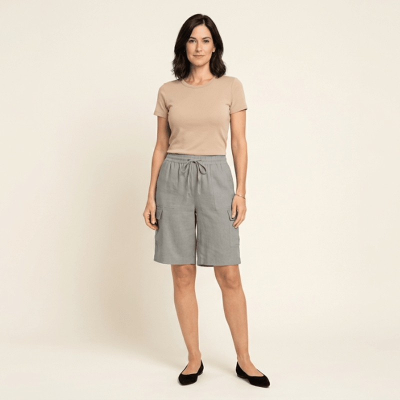 Lina – Pantalones cortos con cintura elástica