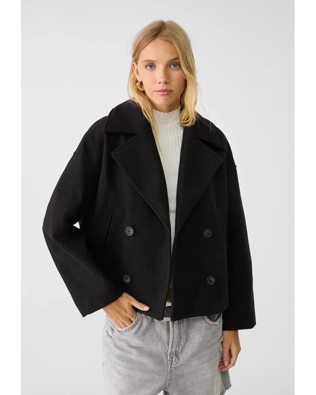 Adriana | Chaqueta cruzada elegante con botones - Camila Fashions
