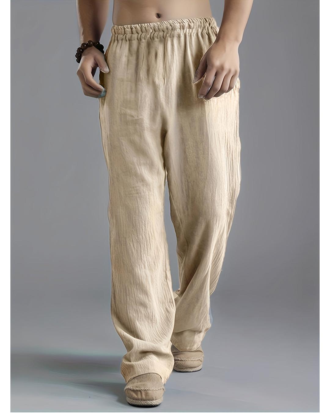 Mateo – Pantalones de lino para hombre - Camila Fashions