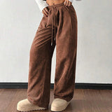 Leire - Pantalones de pana holgados y desenfadados