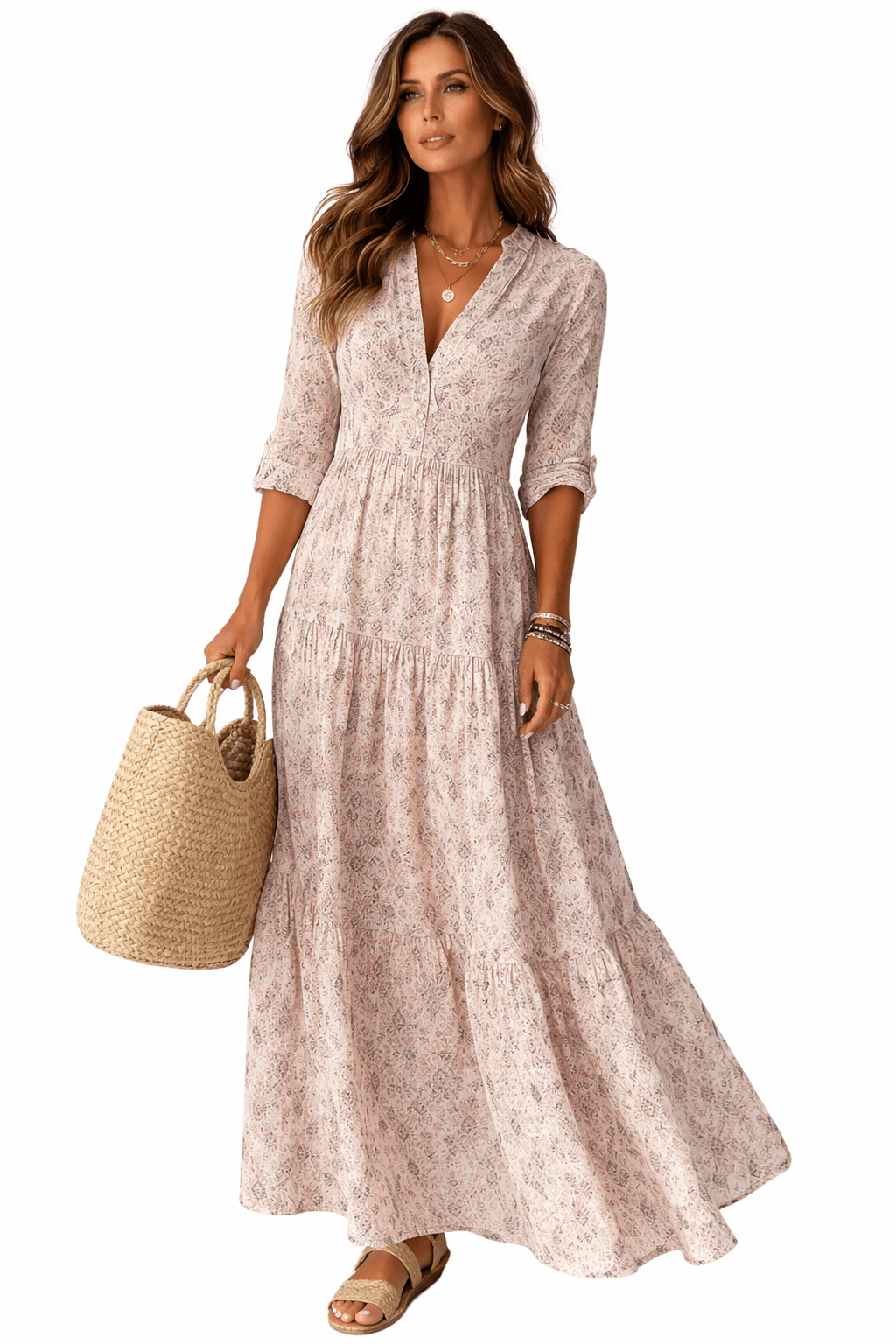 Berta - Vestido Longo de Primavera