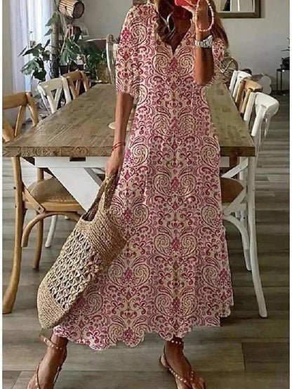 Luna | Vestido boho sin esfuerzo con ajuste favorecedor
