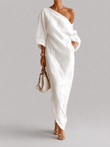 Elise™ | Elegant Asymmetrical Maxi Dress
