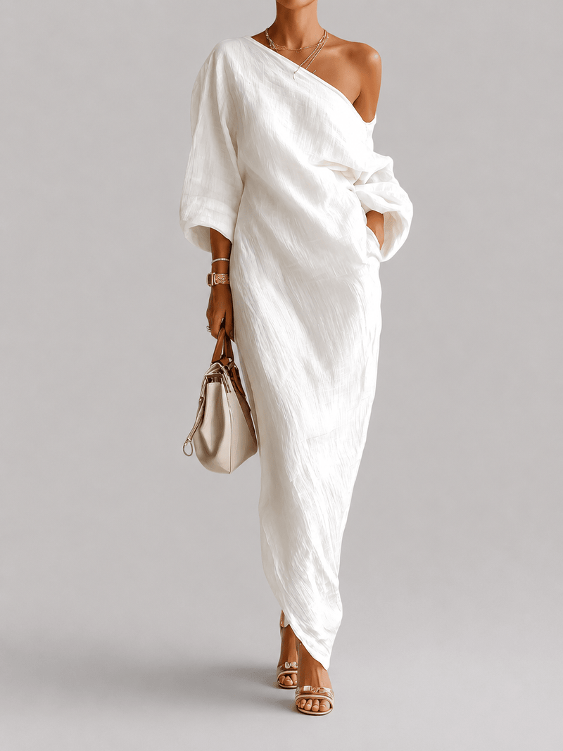Elise™ | Elegant Asymmetrical Maxi Dress