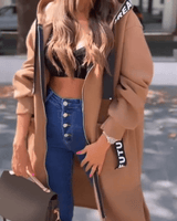 Marina | Chaqueta larga con capucha