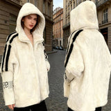 Ainoa - Chaqueta casual con capucha y cremallera