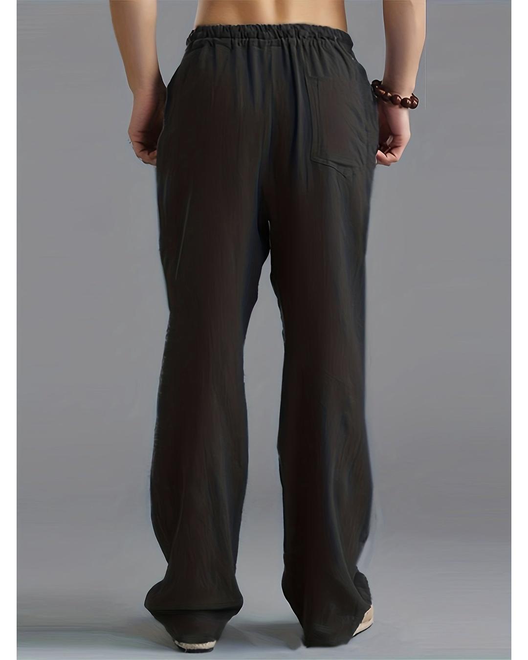 Mateo – Pantalones de lino para hombre - Camila Fashions