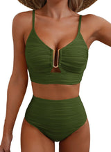 Luna – Bikini push-up de cintura alta
