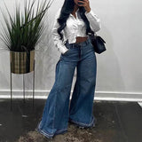 Sara - Vaqueros oversize de cintura alta y pierna ancha