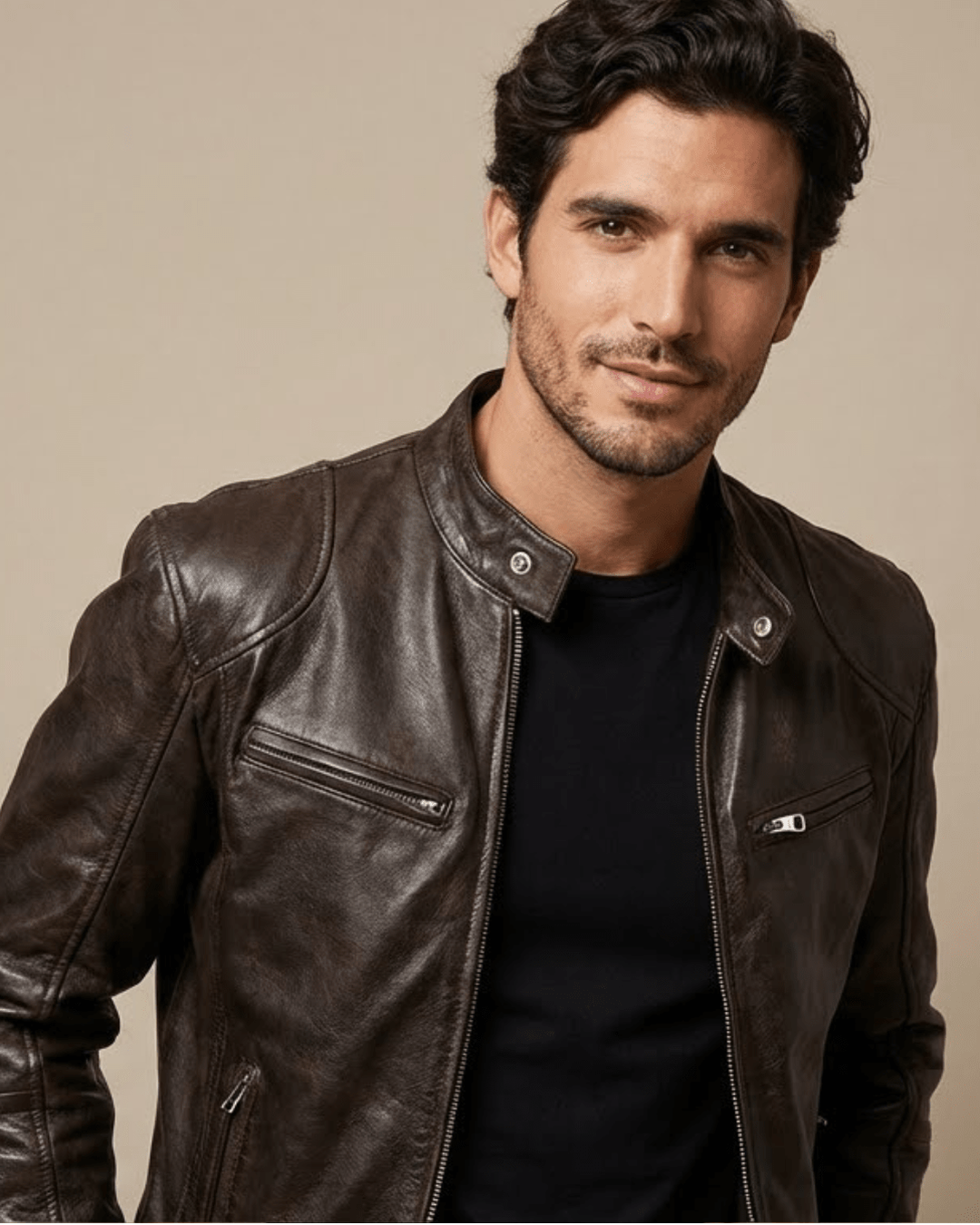 CHAQUETA CUERO - Camila Fashions