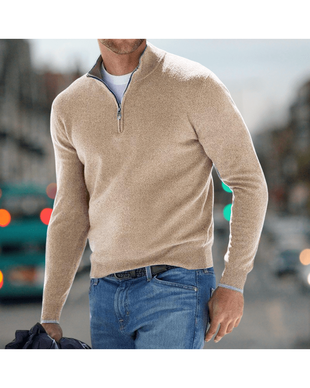 Carlos – Jersey con cremallera - Camila Fashions