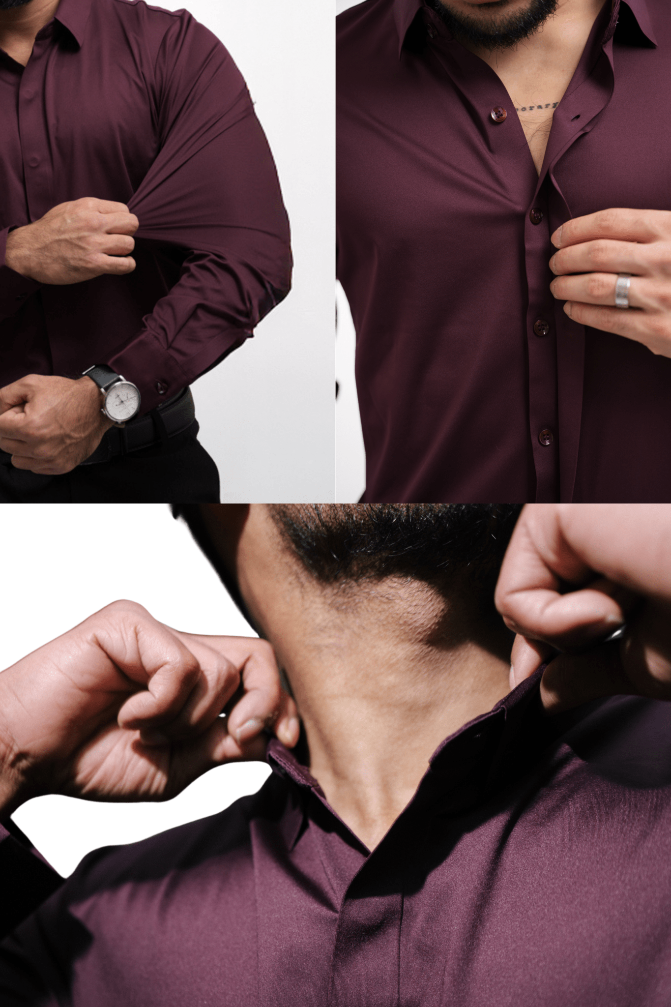 Alfonso Camisa con Botones Antiarrugas
