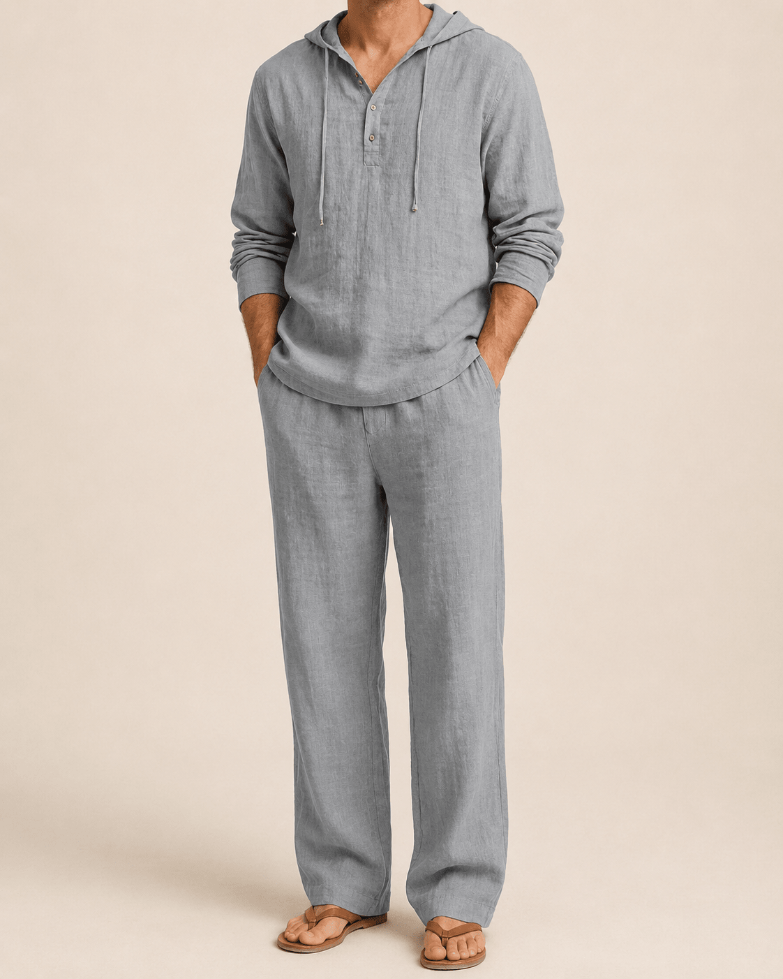Adrián - Conjunto de sudadera con capucha y pantalón holgado - Camila Fashions