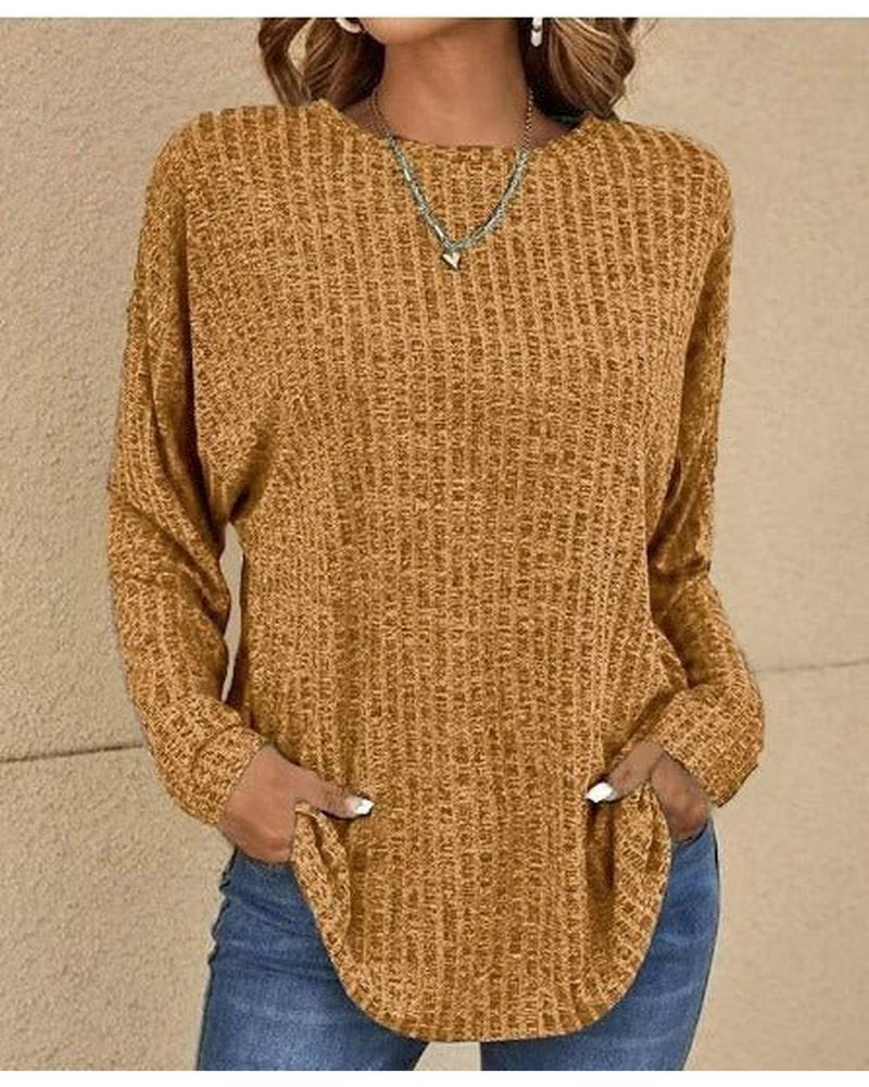 Irene - Classic Casual Long-Sleeve Jumper - Camila Fashions