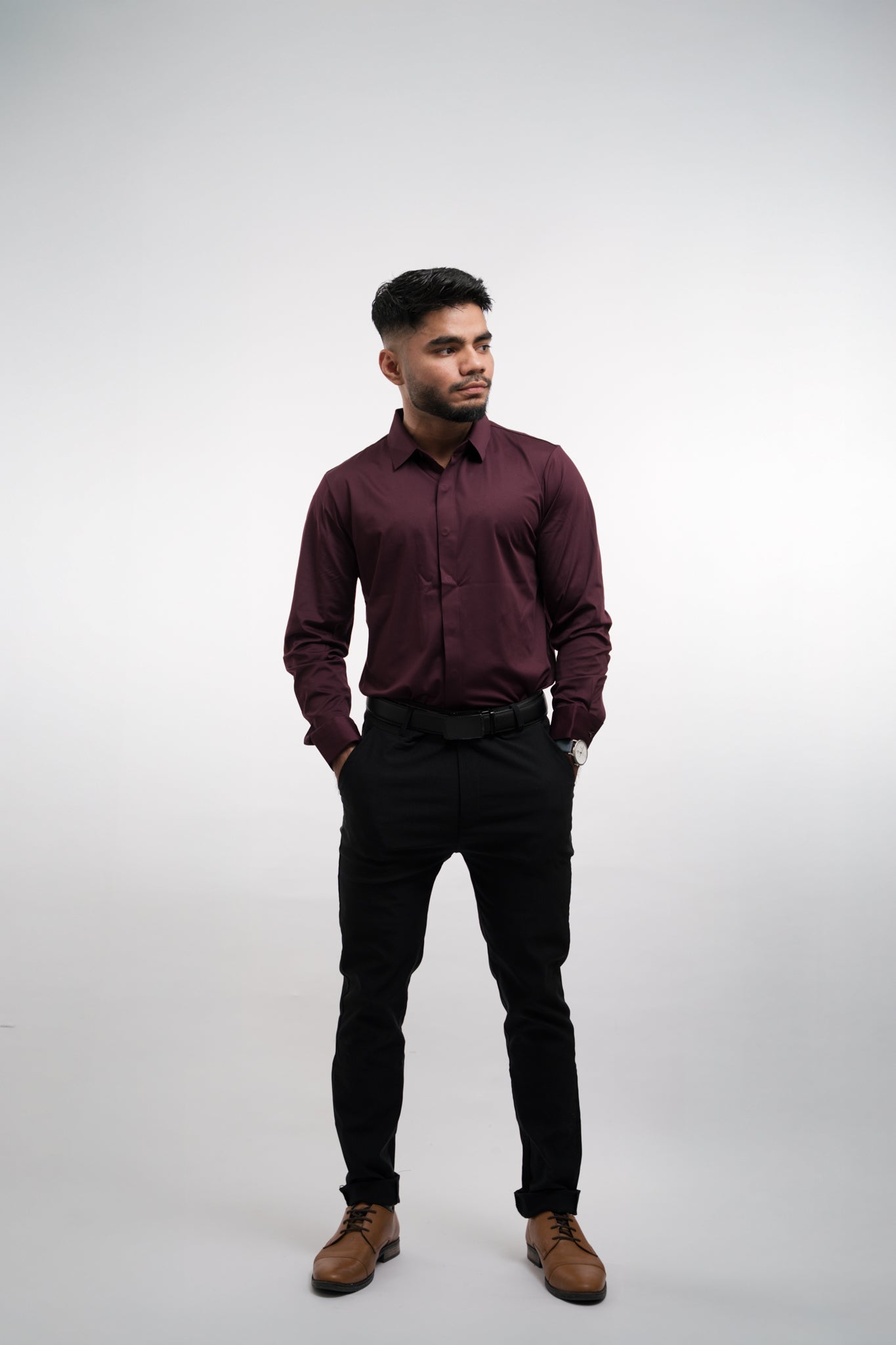 Alfonso Camisa con Botones Antiarrugas
