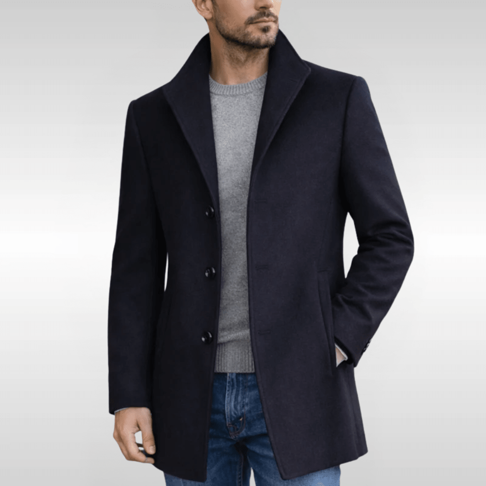 MARCOS ABRIGO LARGO DE INVIERNO | ELEGANCIA REFINADA PARA DÍAS FRÍOS