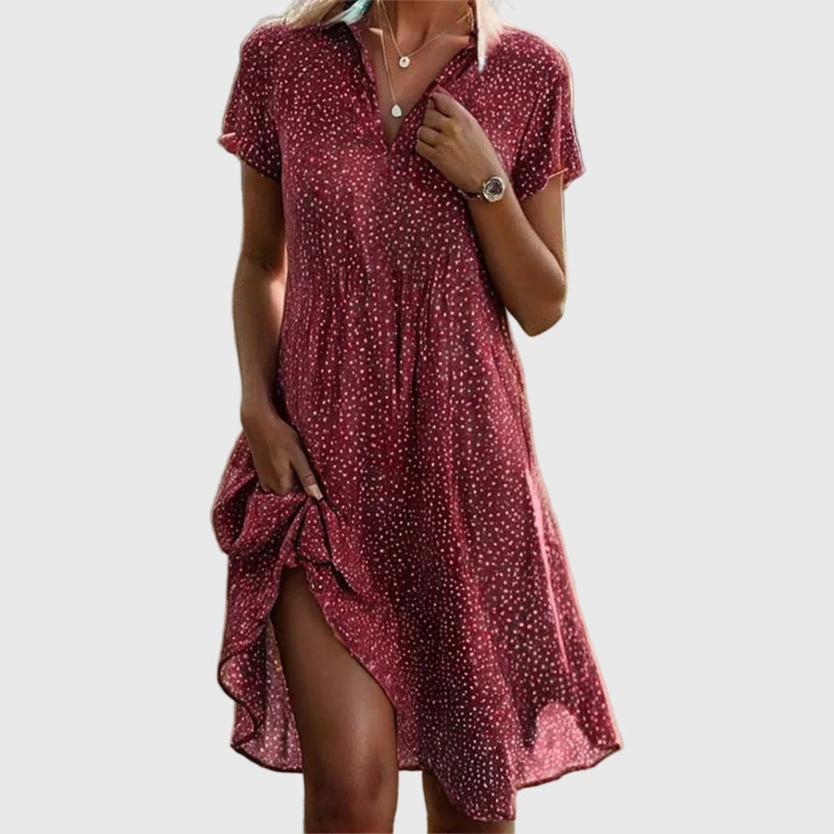 Blanca - Vestido fluido elegante