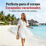 Clara – Vestido de verano cómodo con detalles de encaje
