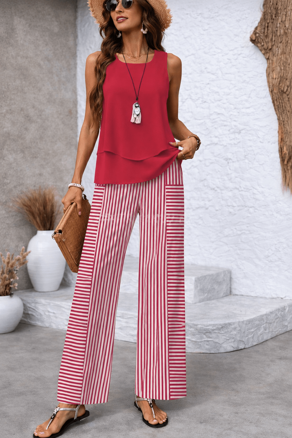 Rosavienne | Conjunto Riviera a Rayas