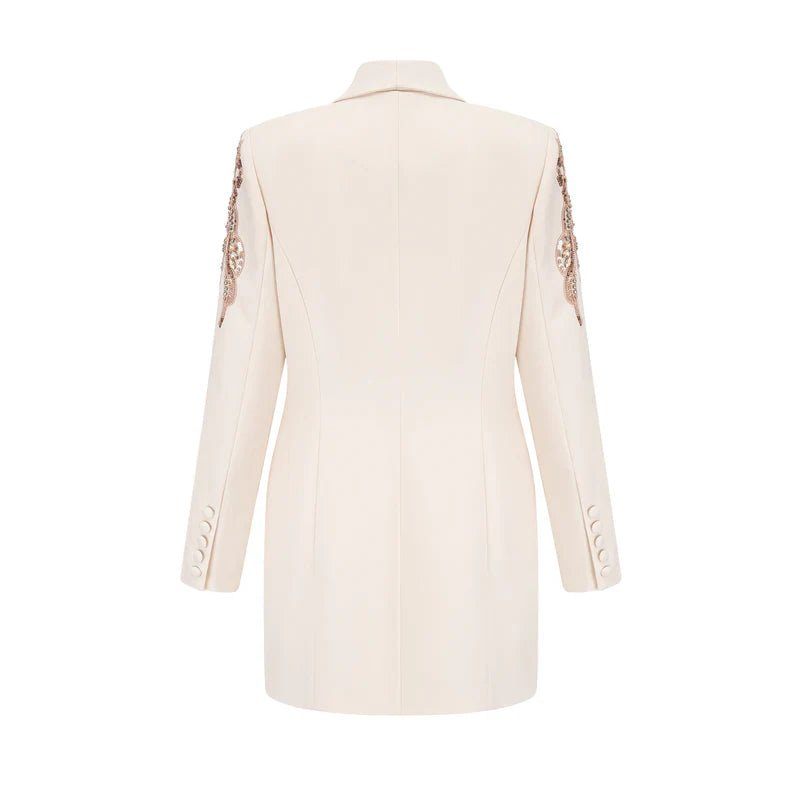 Elena - Vestido blazer adornado con lentejuelas
