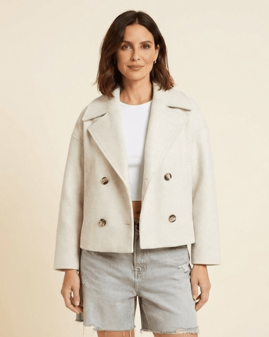 Adriana | Chaqueta cruzada elegante con botones - Camila Fashions