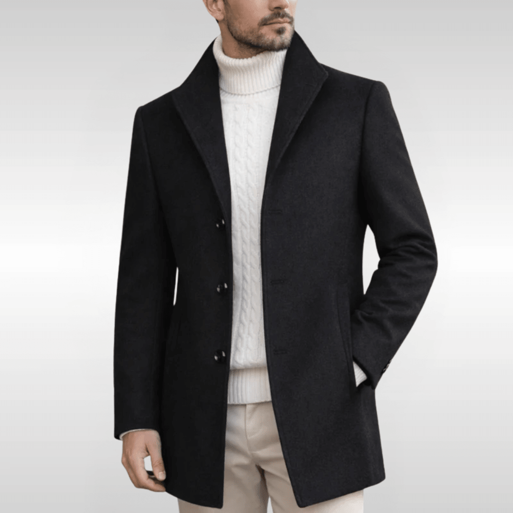 MARCOS ABRIGO LARGO DE INVIERNO | ELEGANCIA REFINADA PARA DÍAS FRÍOS