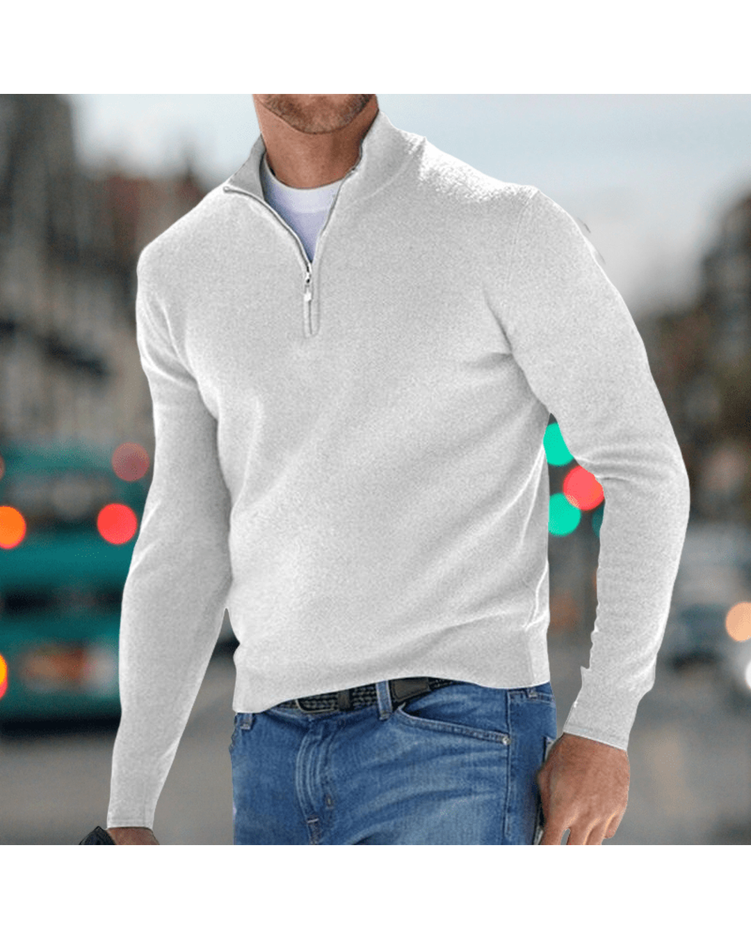 Carlos – Jersey con cremallera - Camila Fashions