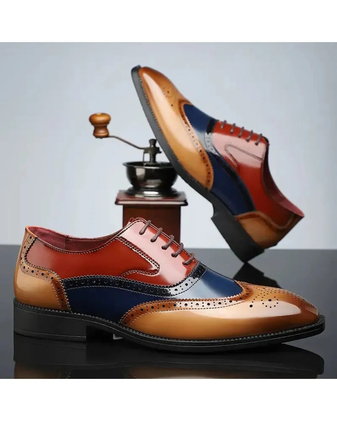 Harry - Zapatos brogue vintage - Camila Fashions