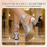 Greta - Elegantes sandalias de tacón con punta abierta