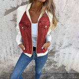 Paula | Chaqueta vaquera de diseño combinado