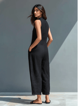 Minimalist sleeveless jumpsuit