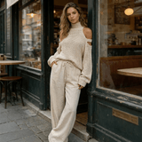 Camila | Conjunto moderno de punto y pantalón fluido