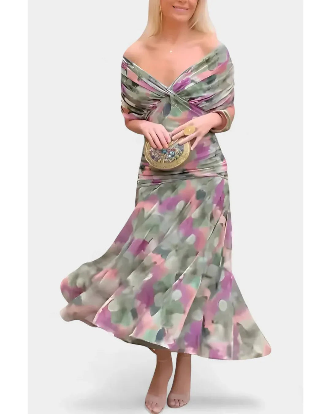 Alicia - Vestido floral de elegancia ligera - Camila Fashions