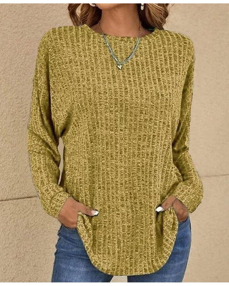 Irene - Classic Casual Long-Sleeve Jumper - Camila Fashions