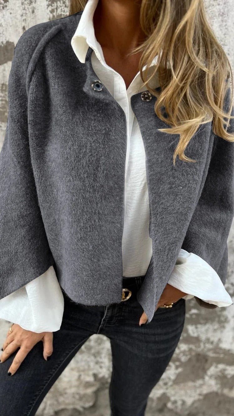 Elvira | Chaqueta suave de cuello redondo
