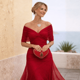Lydia | Off-the-shoulder maxi dress