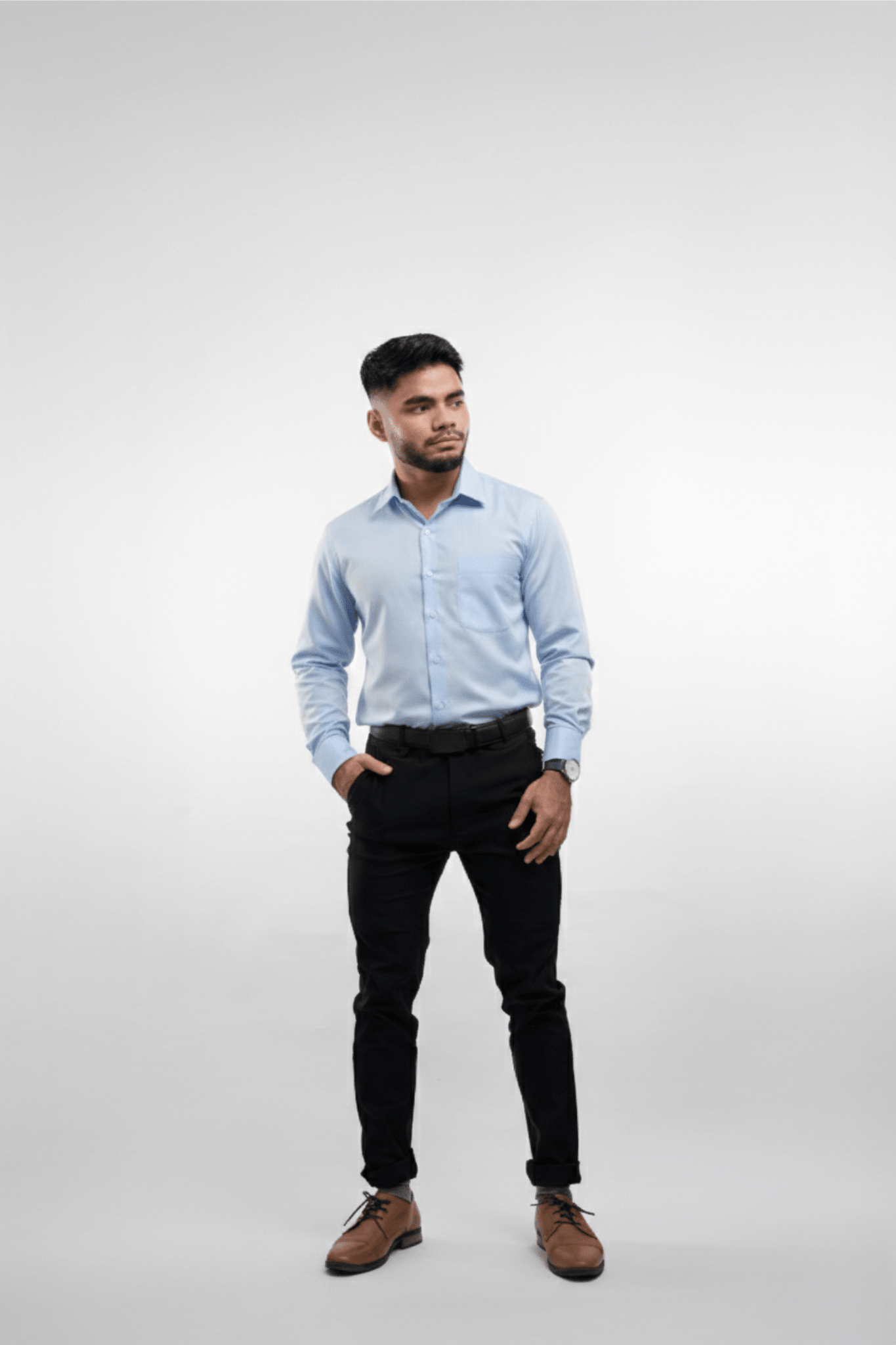 Alfonso Camisa con Botones Antiarrugas