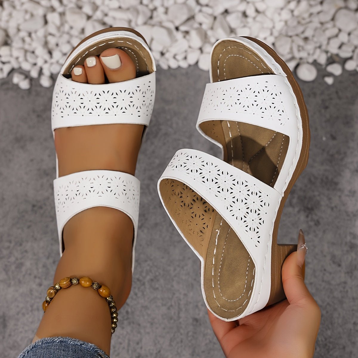 VALERINA MILANO | Sandalias ortopédicas elegantes comodidad Virginia