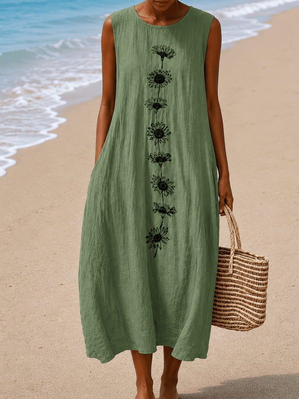 Cheryl - Women’s Casual Sleeveless Dress