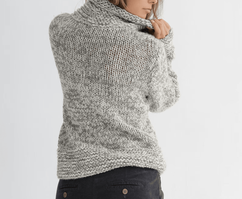 Buttoned Chunky Cardigan Knitting Pattern