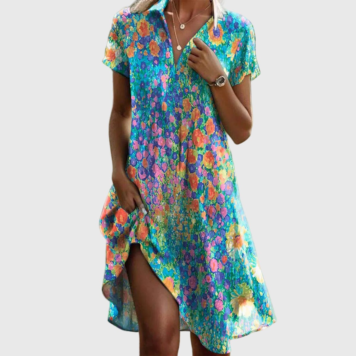 Blanca - Vestido fluido elegante