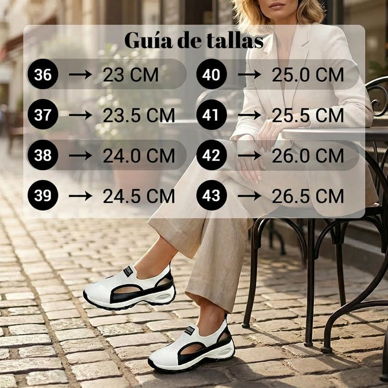 Aroa - Zapatillas transpirables con cámara de aire