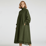 Teresa – Vestido fluido de ante sintético
