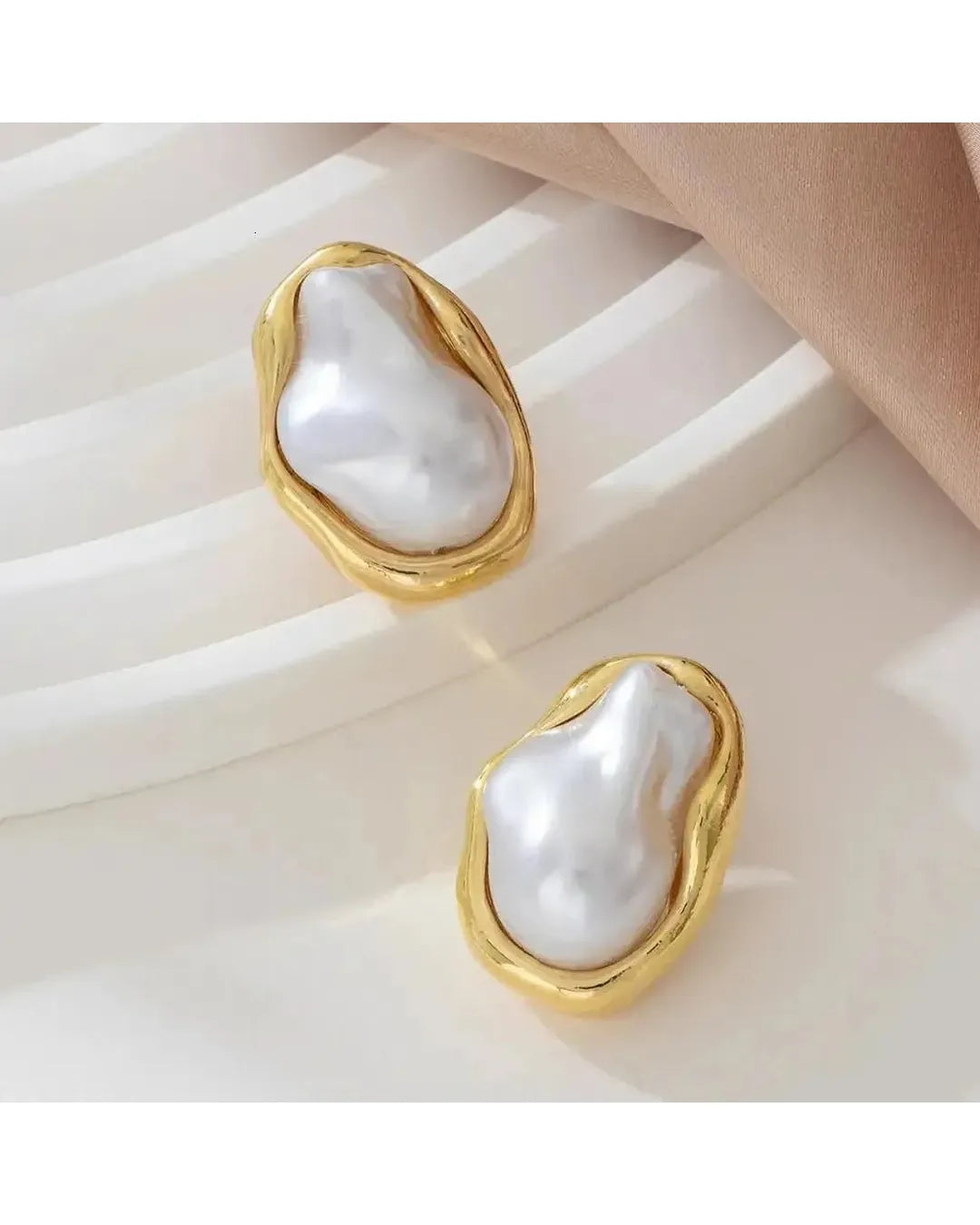 PENDIENTES PERLA - Camila Fashions