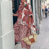 Valentina - Conjunto estampado de dos piezas