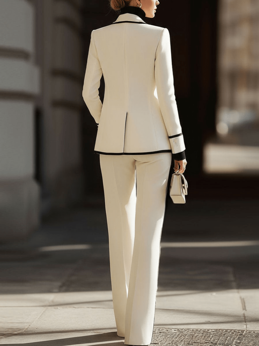 Hildegarda – conjunto con blazer cruzado