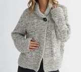 Buttoned Chunky Cardigan Knitting Pattern