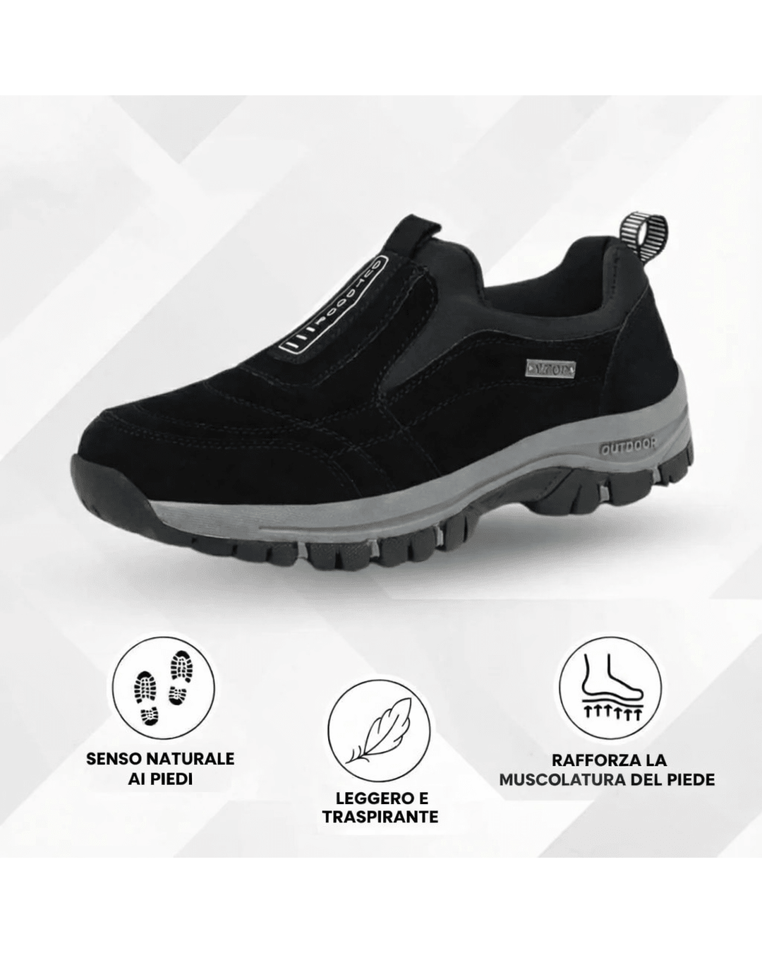 Pietro | Zapatos sin cordones, informales, antideslizantes y ortopédicos - Camila Fashions