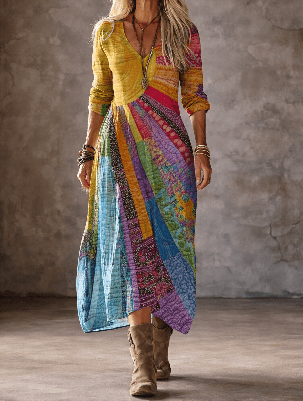 Luna | Vestito Boho con Design Estivo