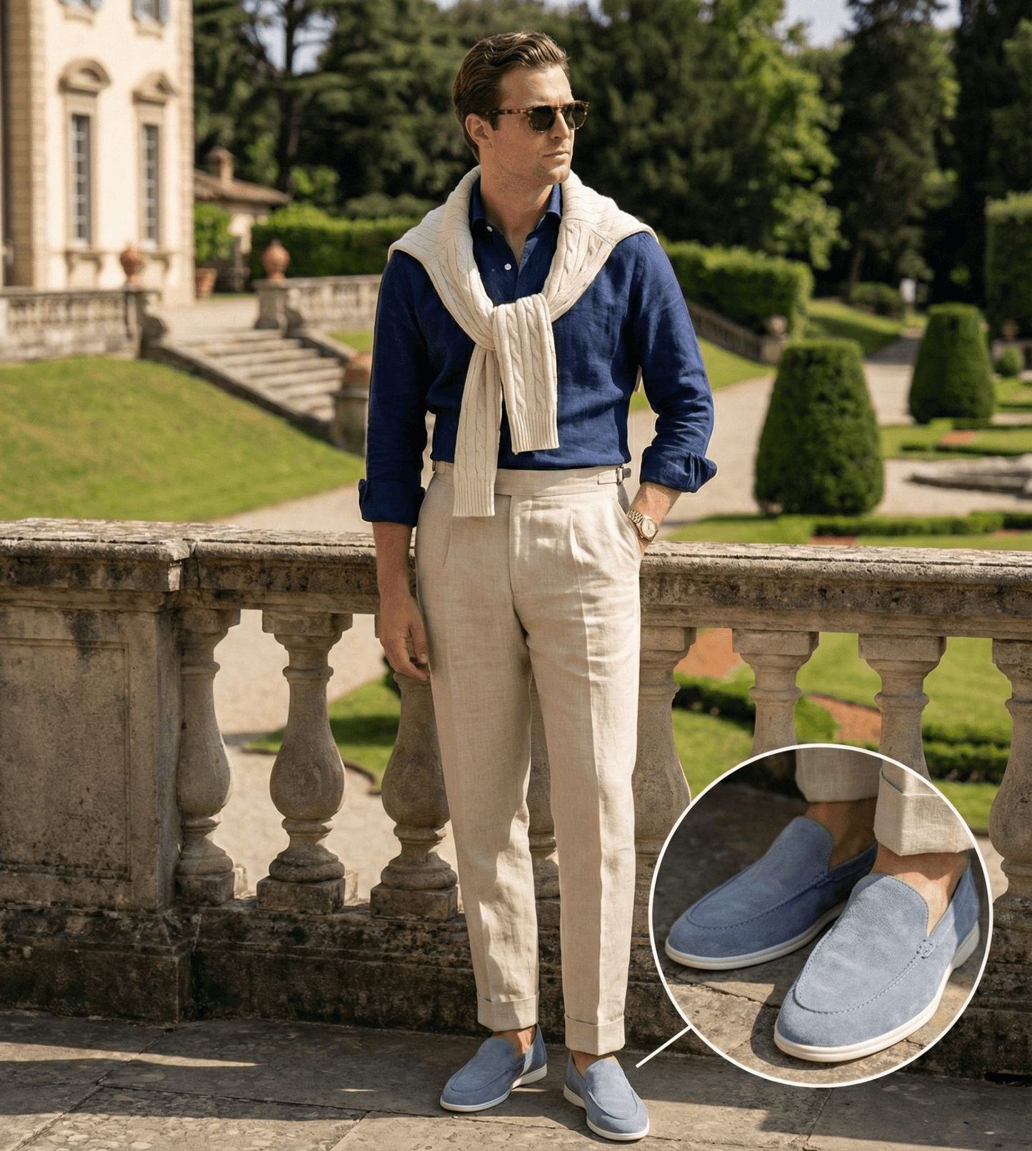 Lorenzo | Mocasín premium de ante